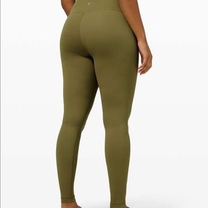 NWT BRONZE GREEN Size 6 Lulu Wunder HR 28" *Flux